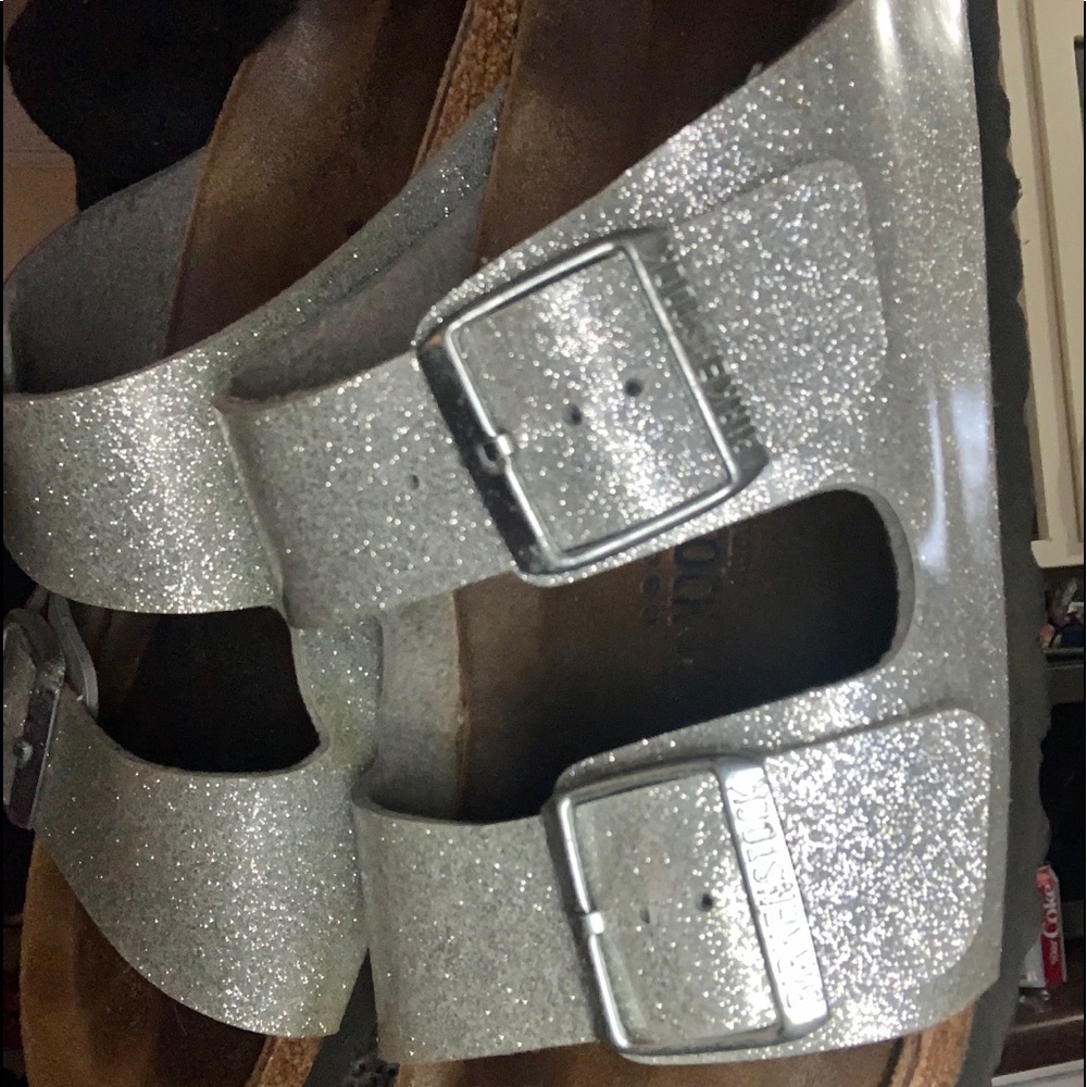 Birkenstock glitter soft footbed size 40